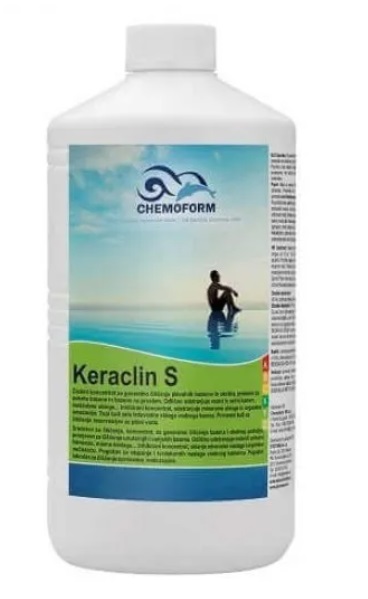 Chemoform Keraclin S 1 lit – Snažni Koncentrat za Uklanjanje Tvrdokornog Kamenca i Generalno Čišćenje Bazena